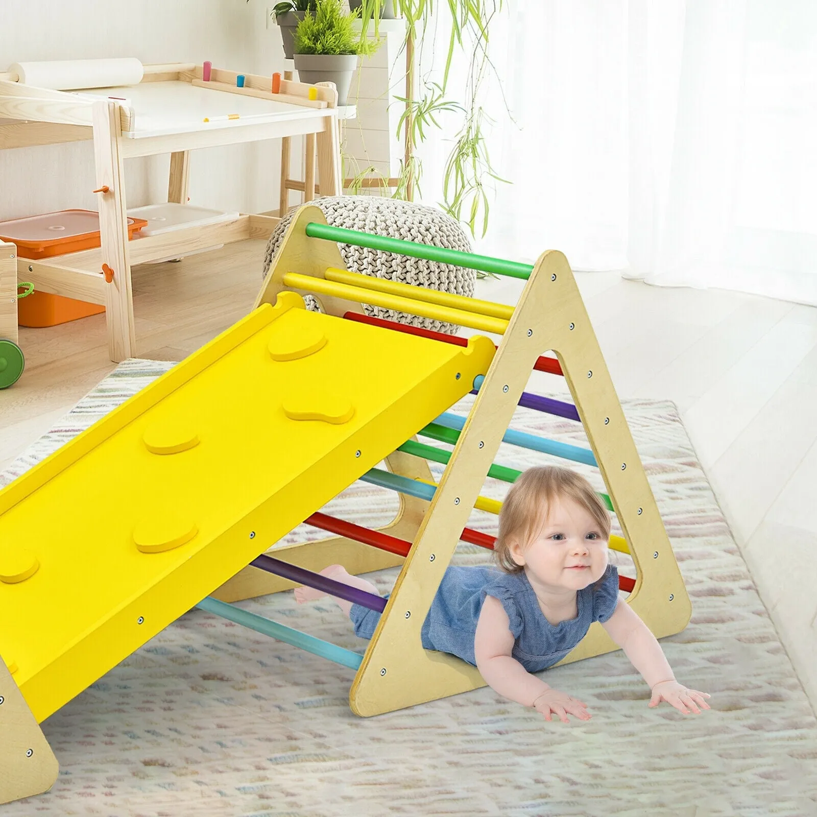 3-in-1 Climbing Ladder & Ramp Set