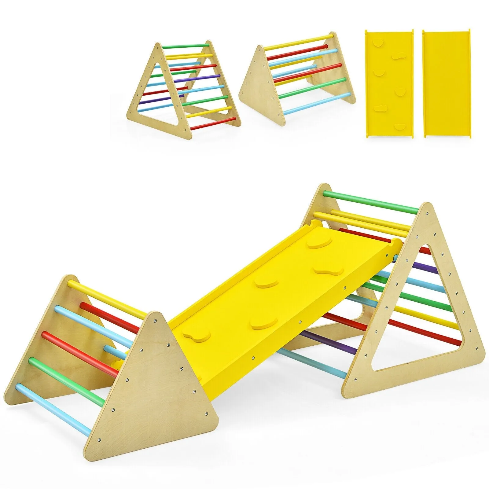 3-in-1 Climbing Ladder & Ramp Set