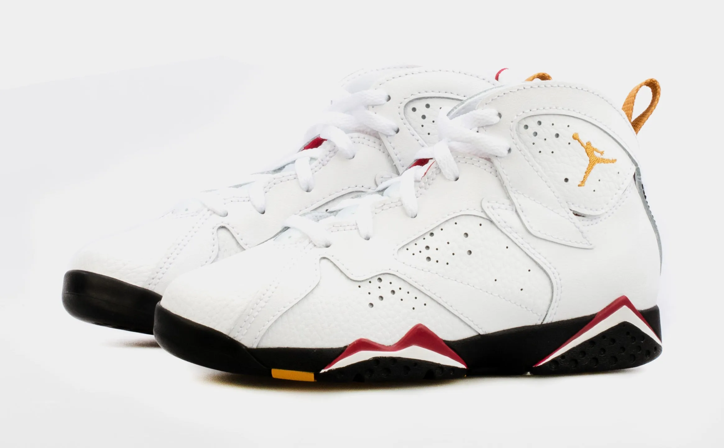 Air Jordan 7 Retro Cardinal Preschool Lifestyle Shoes (White/Red)