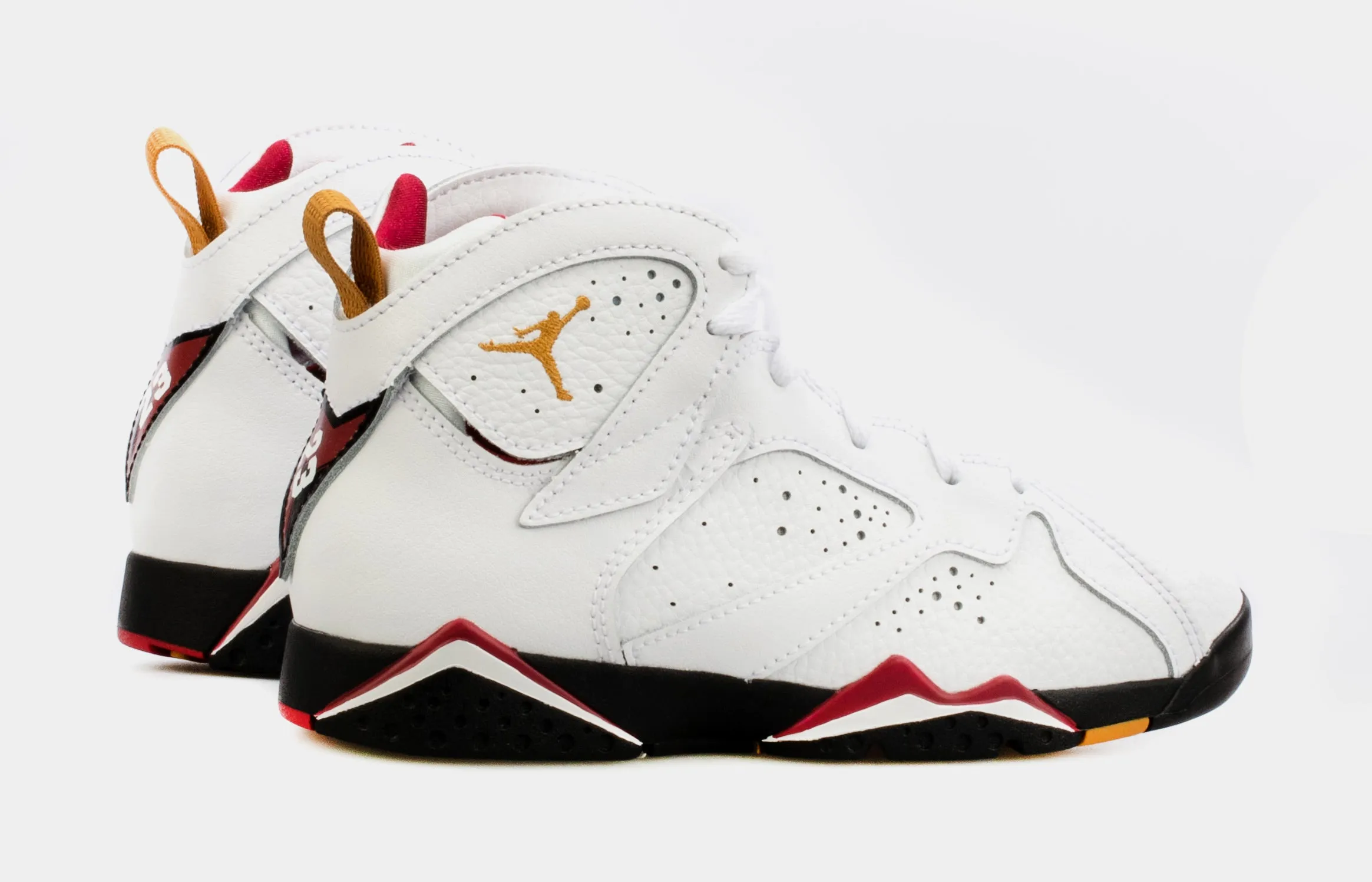 Air Jordan 7 Retro Cardinal Preschool Lifestyle Shoes (White/Red)