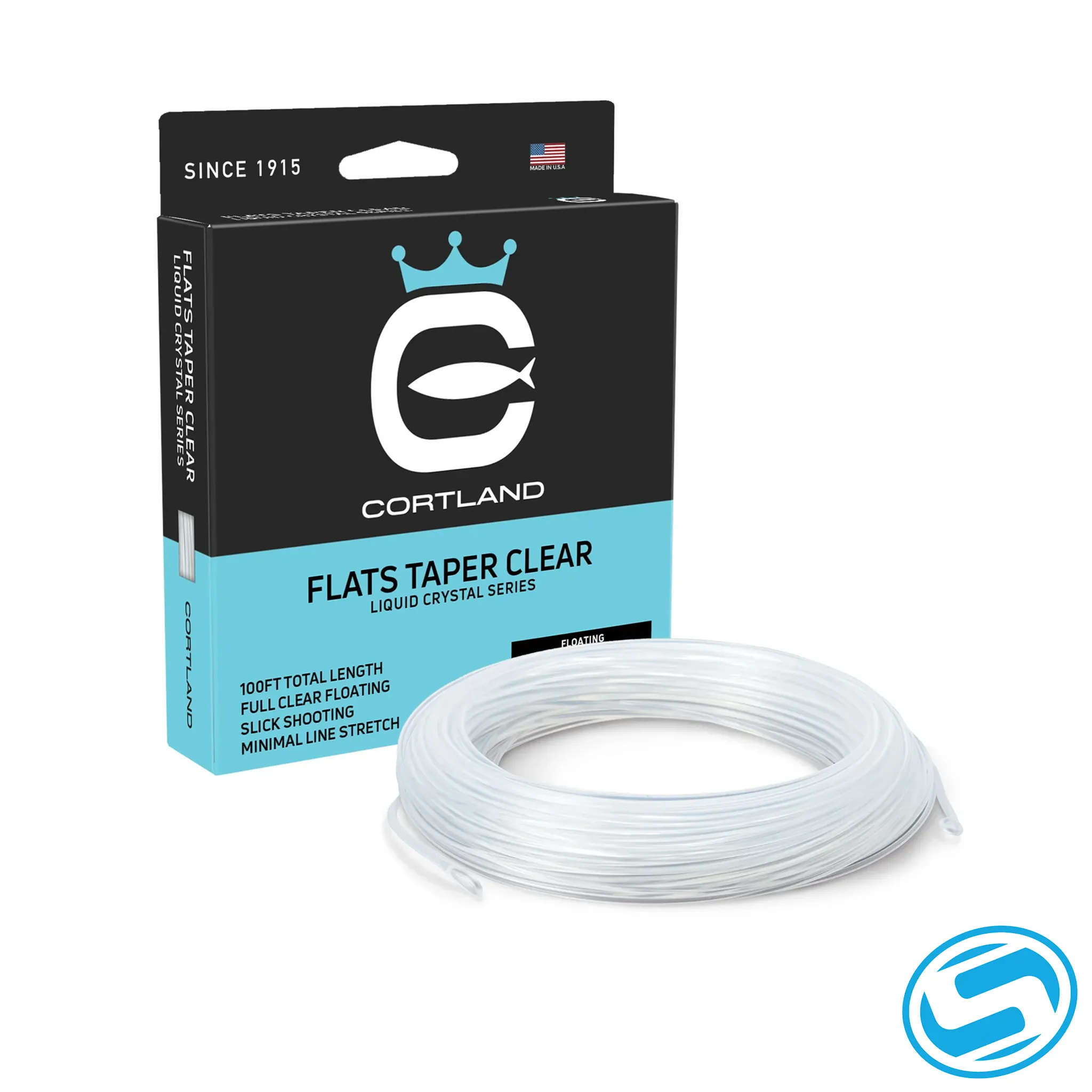 Cortland Flats Taper Clear Liquid Crystal Series Fly Line