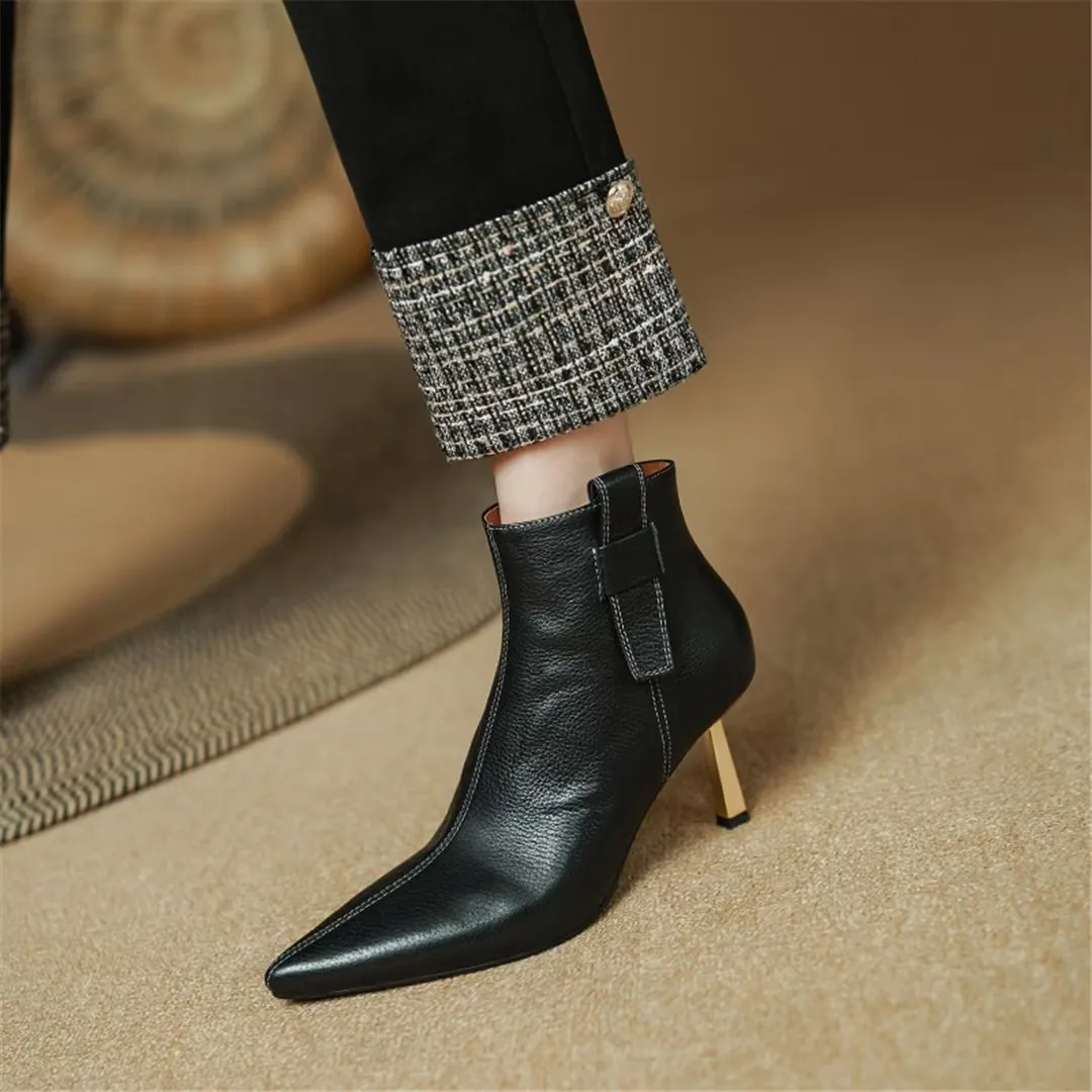 CrocElegance Pointed Winter Slip-Ons