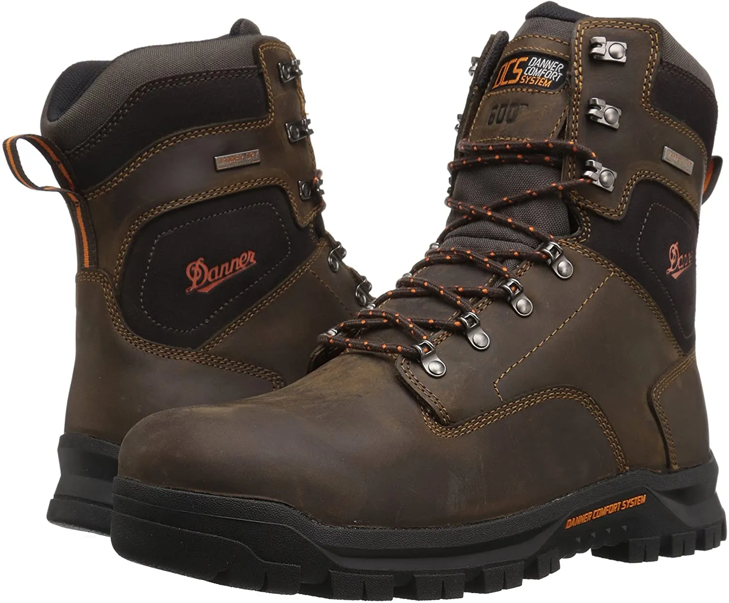 Danner Crafter 8 inch  Waterproof Non Metallic Toe Insulated 600G