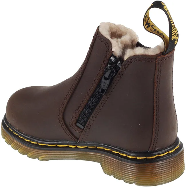 Dr Martens Boots Kids 2976 Leonore Dark Brown