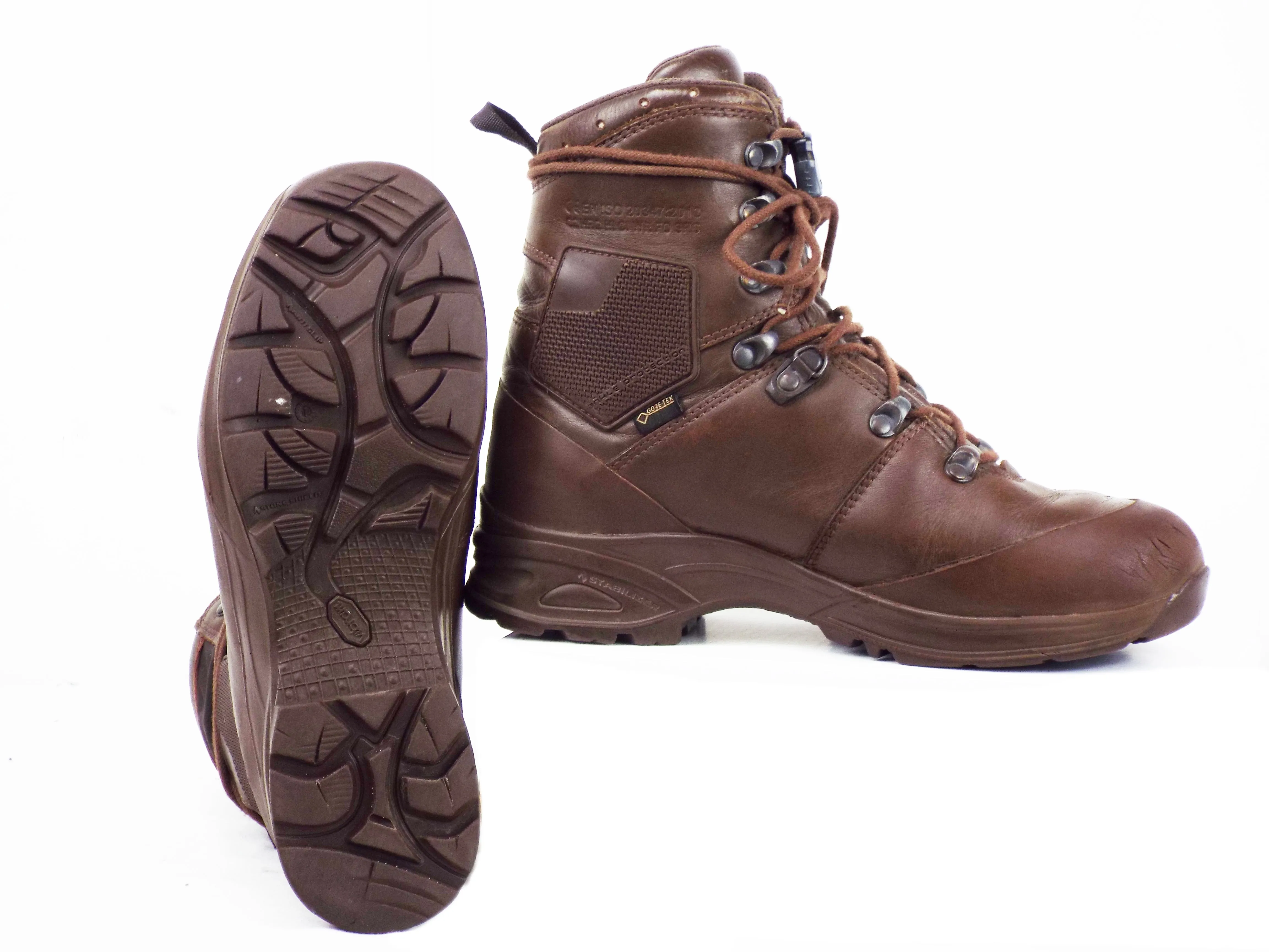 Dutch Army Brown Boots – Haix - elasticated side pockets - Gore-Tex Lined - Grade 1