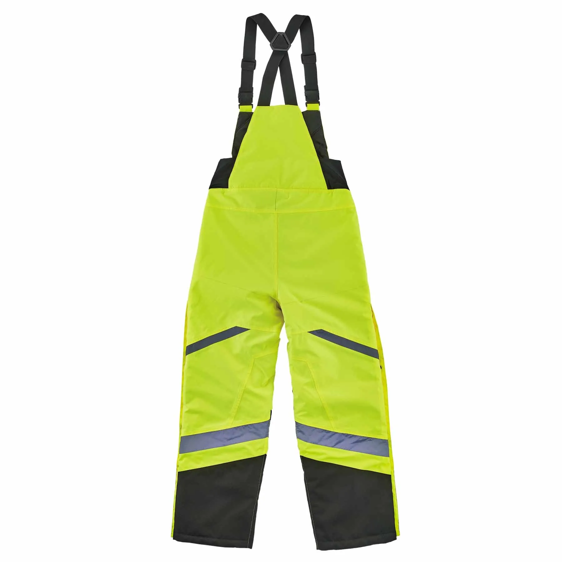 Ergodyne 25527 8928 3XL Lime Class E Hi-Vis Insulated Bibs