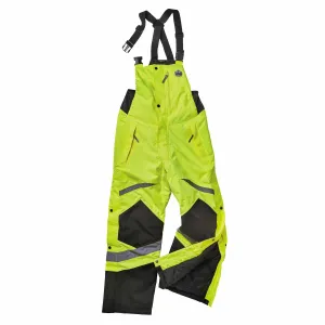 Ergodyne 25528 8928 4XL Lime Class E Hi-Vis Insulated Bibs