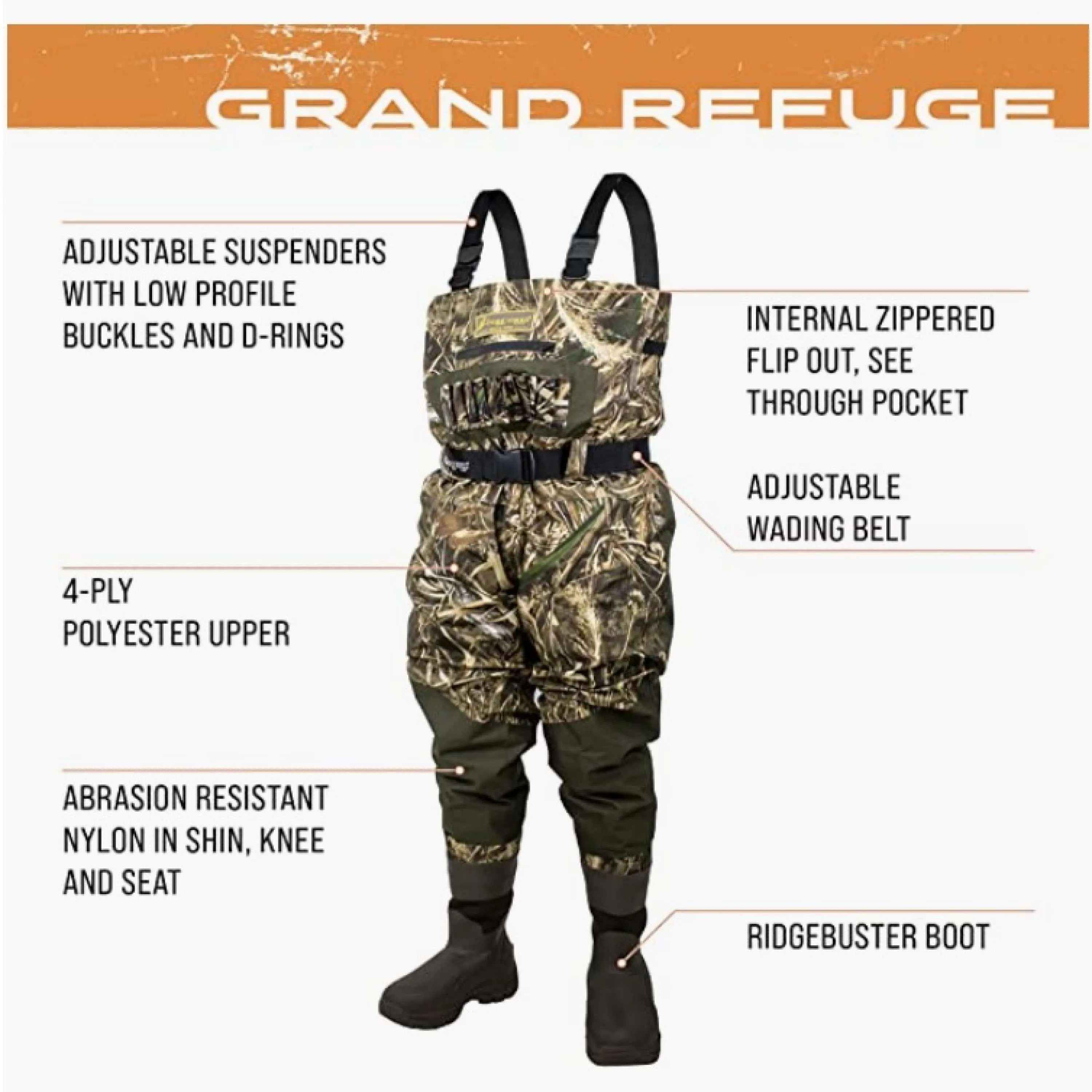 Frogg Toggs Grand Refuge 3.0 Bootfoot Chest Waders