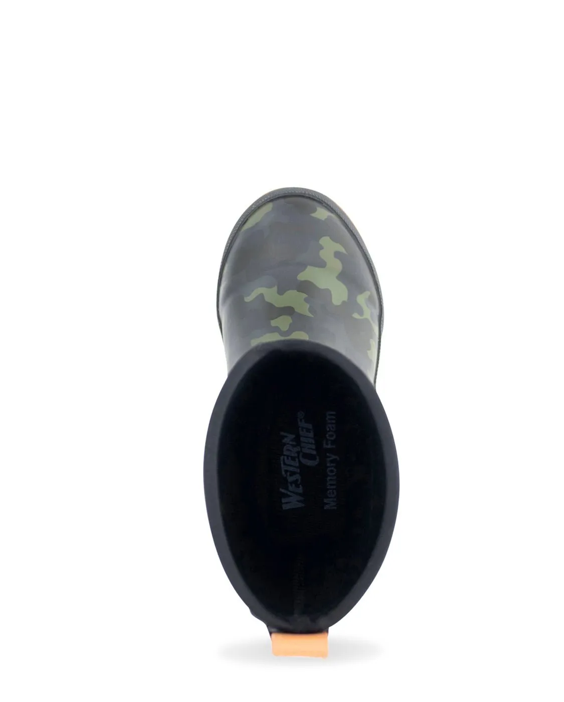 Kids Camo Neoprene Cold Weather Boot - Olive