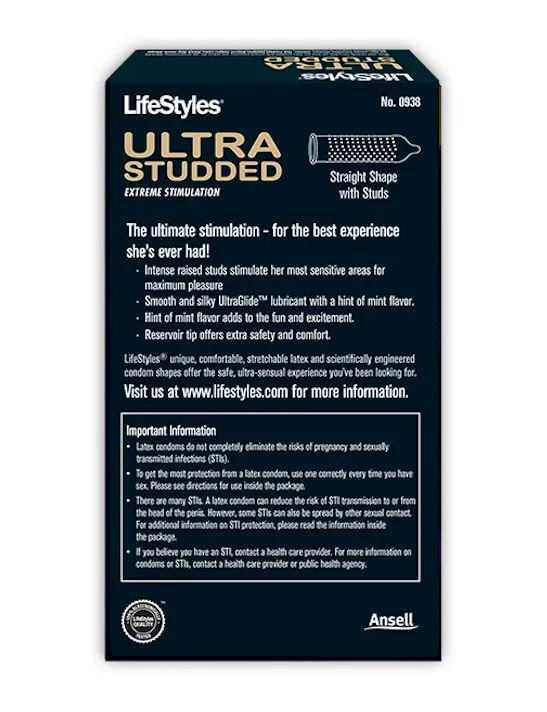 Lifestyles Ultra Studded Condoms