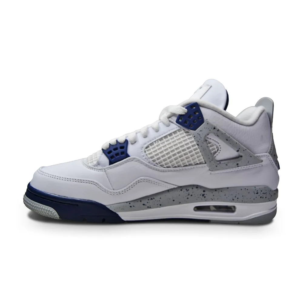 Mens Nike Air Jordan 4 Retro - DH6927 140 - White 'Midnight Navy'