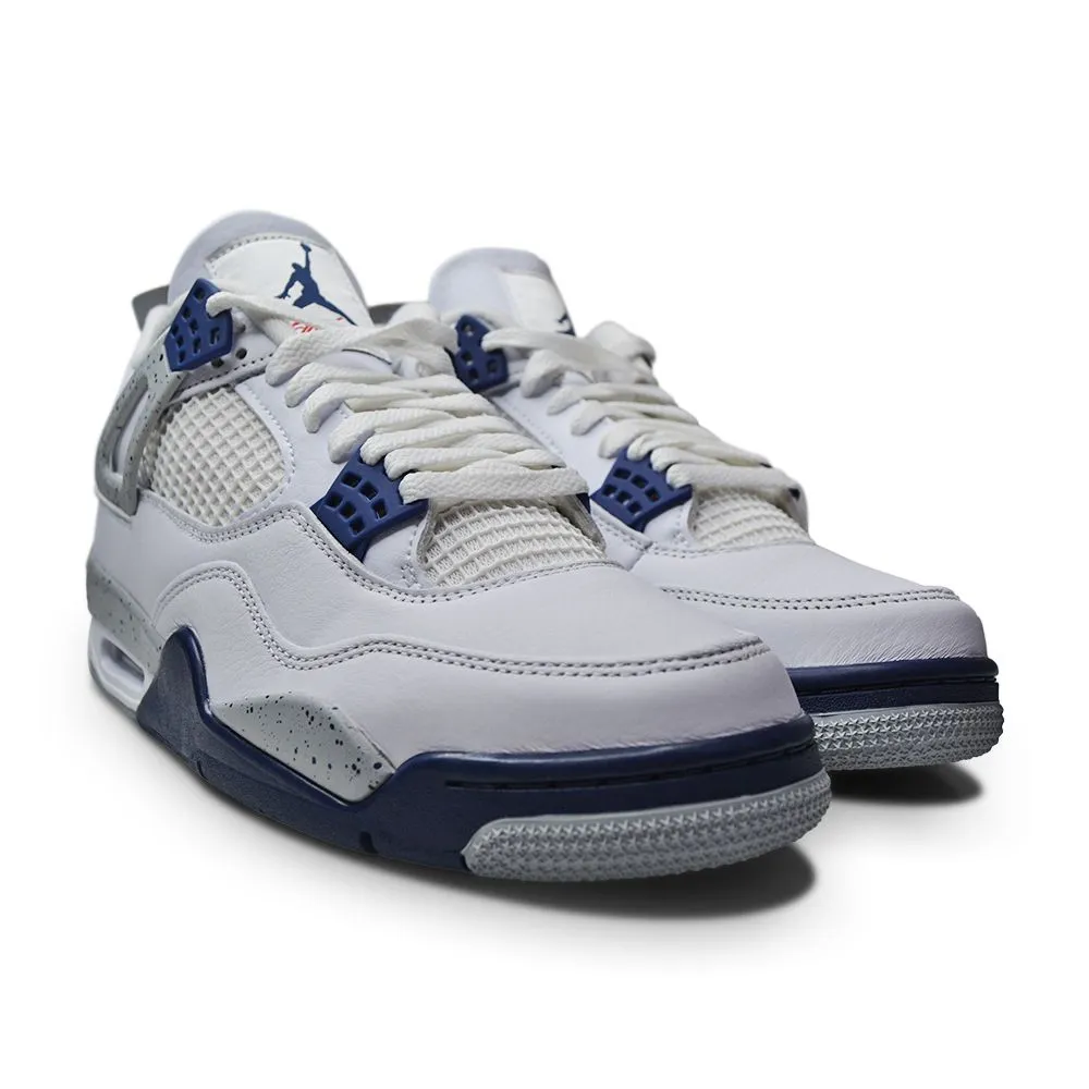 Mens Nike Air Jordan 4 Retro - DH6927 140 - White 'Midnight Navy'