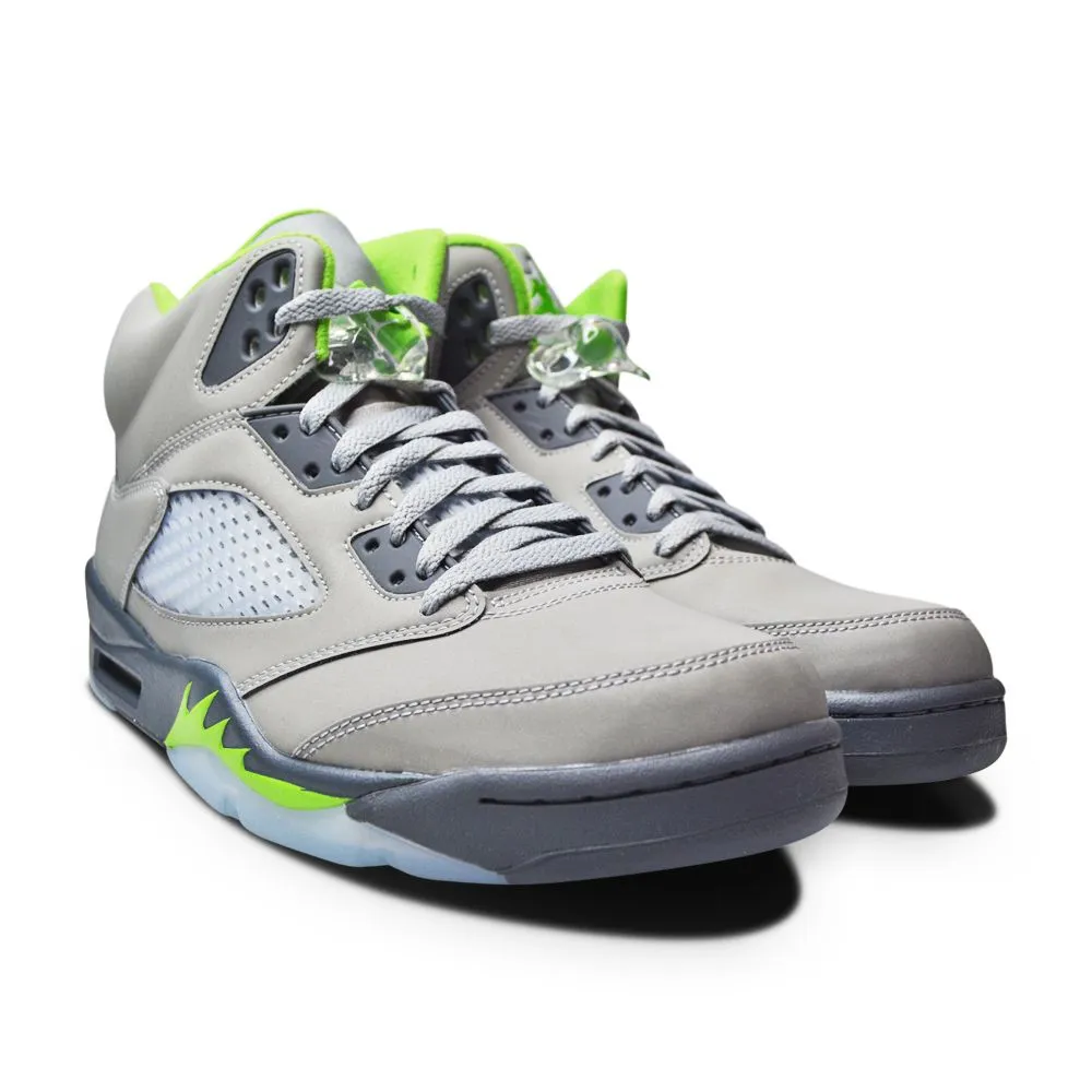 Mens Nike Air Jordan 5 Retro "Green Bean" - DM9014 003 - Silver Green Bean Flint