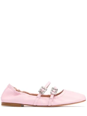 Roger Vivier   5mm Mini Strap leather ballerina flats 