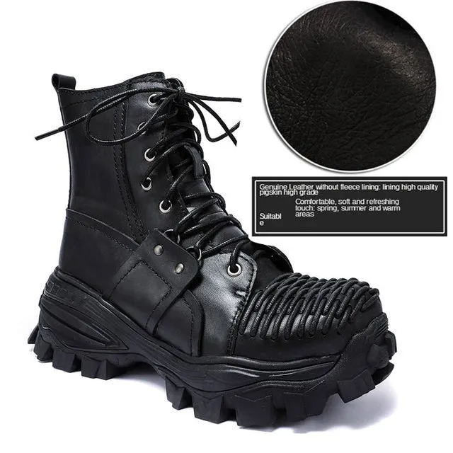 TEEK - Italian Tough Tie Motor Boots