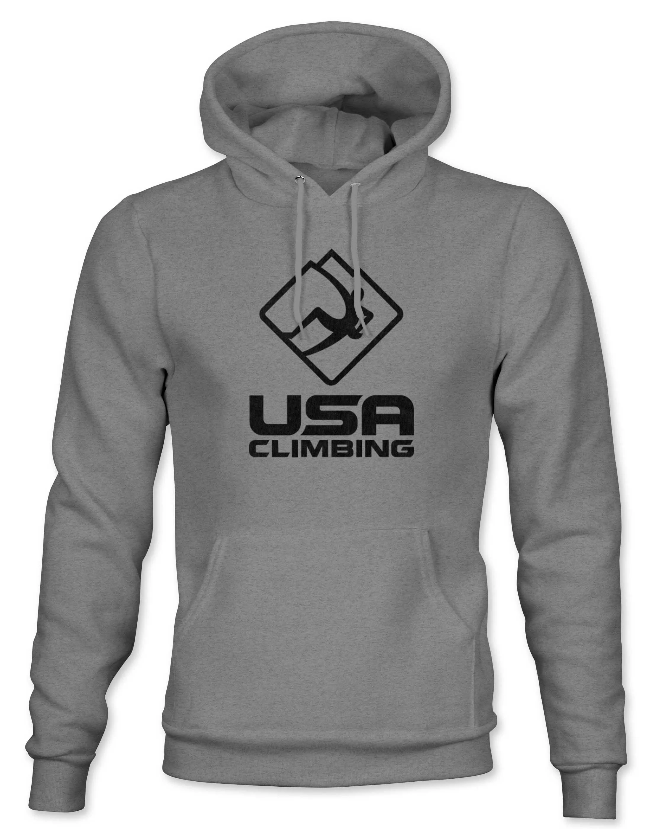 USA Climbing BW Logo Hoodie