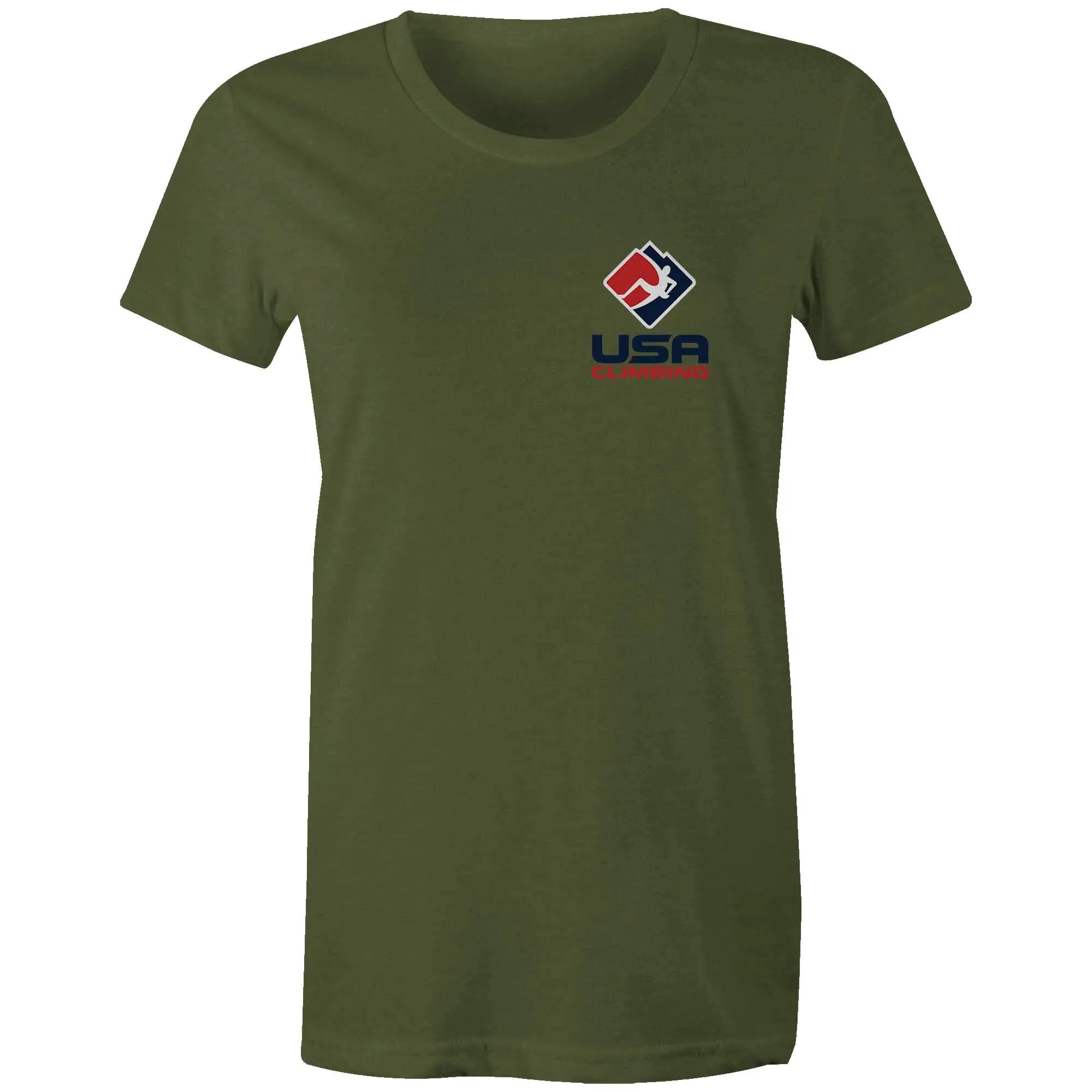 USA Climbing Logo Badge Tee Women's