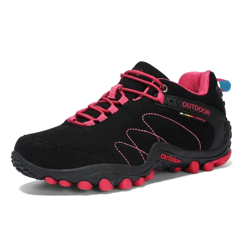 Women Summer Hiking Mountain Climbing Sneakers Fashion Non-slip Hunting Hike Shoes - WHS50202