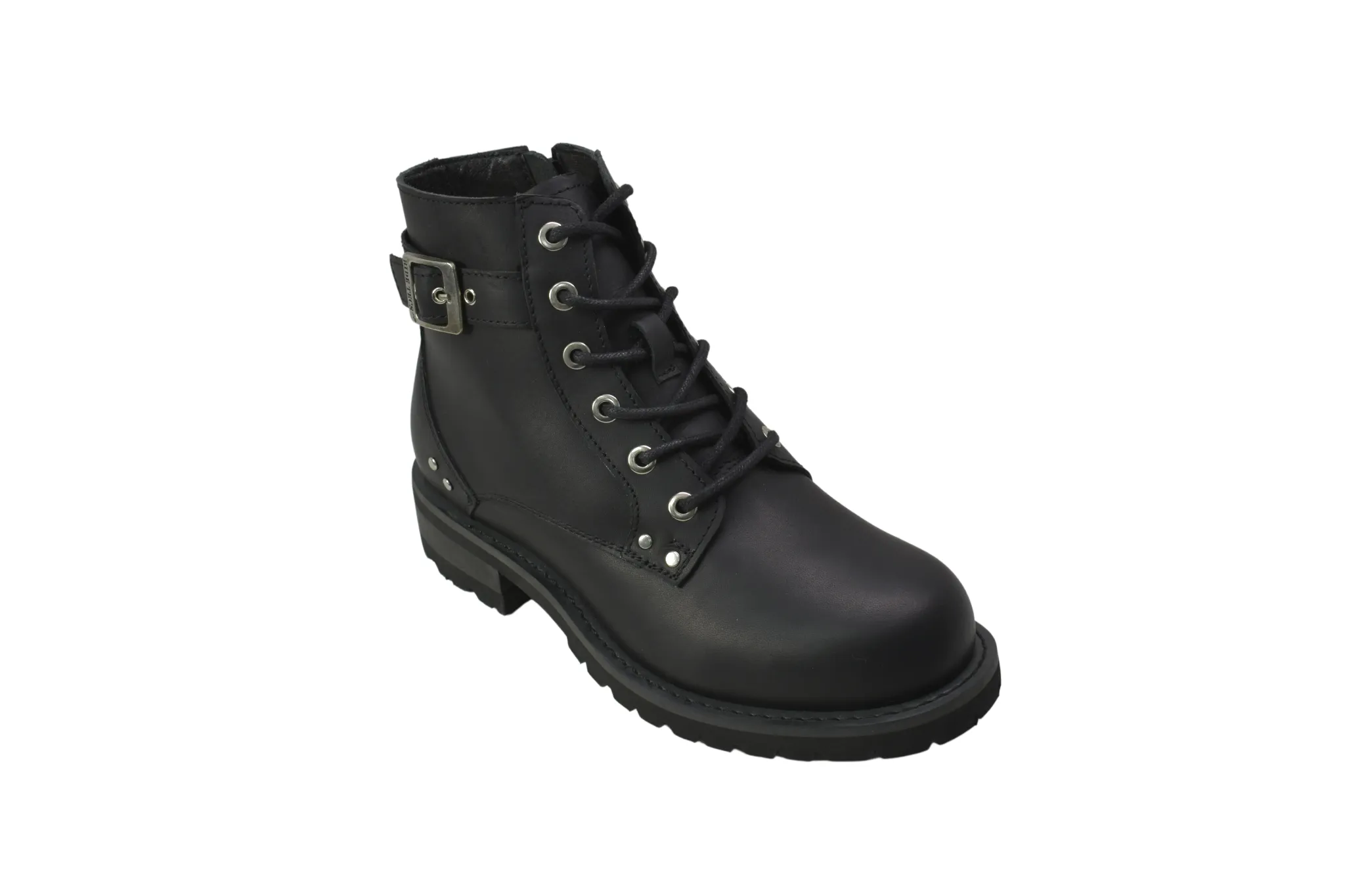 Women's 7" Biker Boot Black - 8647L